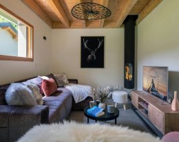 Chalet 4-étoiles pour 8 avec grand jardin proche de Saint-Gervais