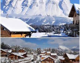 Véritable chalet bois avec vue panoramique sur les massifs et à proximité des pistes, loisirs et commerces