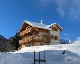 Chalet Takayama Meublé de Tourisme ****  Le Monêtier les Bains - Vue Glaciers