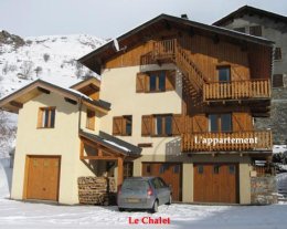 Chalet CHAMOIS au coeur du village du Lavassay accès direct aux pistes