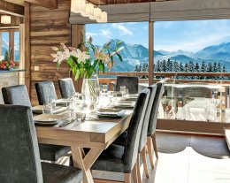 Chalet alpin luxe 8p - hammam, jacuzzi et vue imprenable