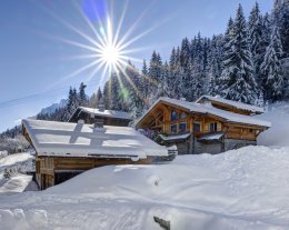 Chalet luxe skis aux pieds en famille 8p - sauna et fitness