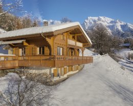 Chalet de ski vacances de luxe pour 8 – sauna et terrasse