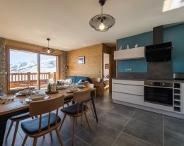 Appartement moderne et chaleureux sur les pistes