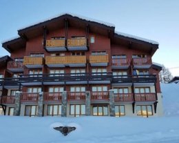 appartement skis aux pieds vue Mont-Blanc-Les Coches-4 pers