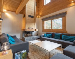 Gypaete: Chalet spacieux et moderne de 10 personnes, 5 chambres.