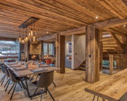 CHALET-ORMARET-MEGEVE Spa & Montblanc