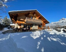 Chalet des fleurs ***** vue exceptionnelle chaine du mont blanc