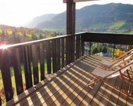 Megève Rochebrune - vue et exposition magnifiques