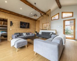 Chalet 4* Face Nord Cyrelia - La Plagne Les Coches - 15 personnes - Skis aux pieds