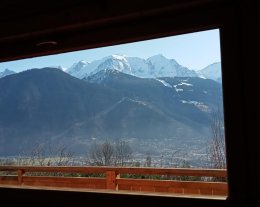 Chalet Mt Blanc - vue exceptionnelle -  Passy Plaine-Joux