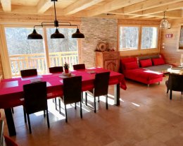 Serre Chevalier chalet lumineux standing 12personnes