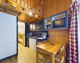 Studio mezzanine style montagne à 80m des pistes Studio mezzanine style montagne à 80m des pistes