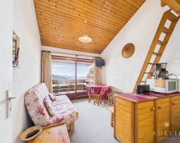 Studio plein sud dans un quartier calme à 100m des pistes Studio plein sud dans un quartier calme à 100m des pistes