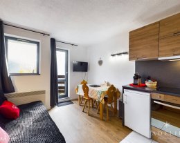 Studio cabine à 80m des pistes avec parking, exposition Sud Studio cabine à 80m des pistes avec parking, exposition Sud