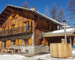 Chalet isolé d'altitude 12 pers Bain nordique Arvieux en QUEYRAS