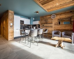 Appartement 6 personnes avec sauna dans une résidence neuve au pied des pistes