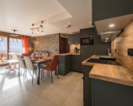 Bel appartement Haut de Gamme 6 personnes avec deux terrasses ensoleillées au coeur du village