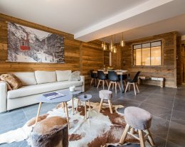 Appartement Haut de Gamme avec une grande terrasse au cœur du village - 6 personnes