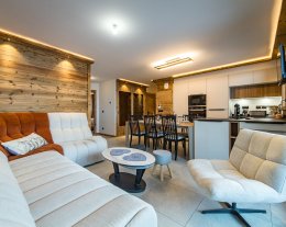 Appartement 8/10 personnes avec Jacuzzi dans une résidence neuve au pied des pistes