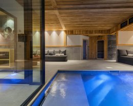 Chalet 5 étoiles pour 15 - piscine, hammam, sauna