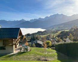 Chalet neuf Combloux / Megève avec vue panoramique sur le Mont-Blanc 10-12 personnes / Sauna & salle de firness 