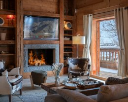 Luxe alpin et ski pour 6 hammam, cheminée & terrasse