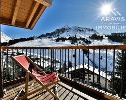 LES CHALETS DE L'AIGUILLE C 301 ;   Appartement cosy avec vue sur les pistes