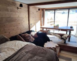 2 pièces chaleureux rez de chaussée avec terrasse