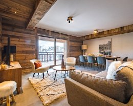 Appartement 7 personnes avec jacuzzi / front de neige