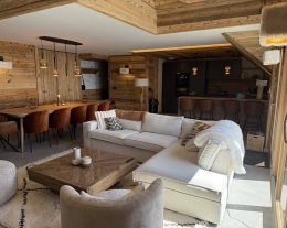 Appartement 12 personnes avec jacuzzi et sauna sur le front de neige