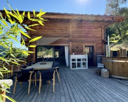 Chalet Casa Di Più - Vue Panoramique Village et Pistes - Bain nordique - 10 personnes 