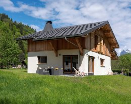 Chalet pour 8 avec grand jardin proche de Saint-Gervais