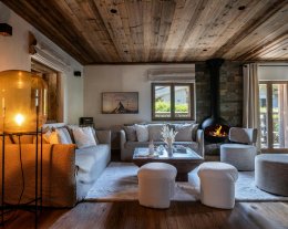 Chalet authentique pour 12 offrant sauna, terrasse, jardin