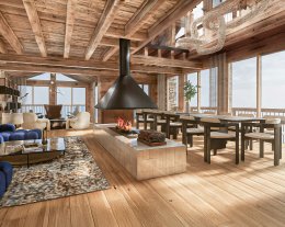 Chalet pour 14 sur les pistes avec espace bien-être
