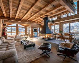 Chalet pour 14 sur les pistes avec espace bien-être