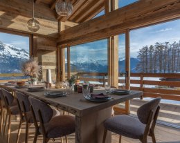 Chalet Combloux Megève Vue Mont-Blanc