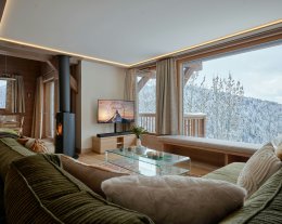 Chalet pour 8 avec sauna et vue spectaculaire