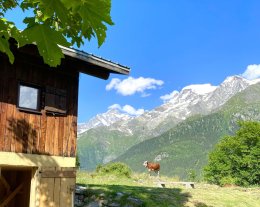 Chalet de Montagne la Chaz – Vue Panoramique & Accès Direct Télécabine