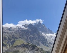 Quartz – Cocon duplex 2 personnes, appartement dans une maison de village rénovée, vue Meije & skiroom équipé