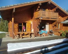 Chalet vue mont blanc 