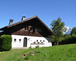 Chalet très chaleureux avec vue exceptionnelle sur Chaîne du Mt Blanc