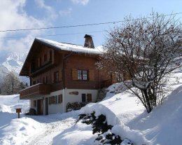  Chalet les Pastourelles, Vue sur massif du Mont Blanc