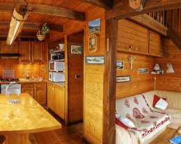 chalet au pied des pistes et proche de la balnéo- CLIMATISATION réversible- WIFI fibre  chalet au pied des pistes et proche de la balnéo- CLIMATISATION réversible- WIFI fibre