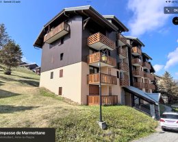Duplex 45 m2. Belle vue sur la vallée, proche pistes.
