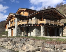 Le Prestige Chalet individuel 5* SPA sauna bar bay-foot