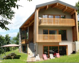 Chalet 4* suites vue sauna jardin barbecue