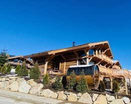 CHALET PRESTIGE NEUF PYRENEES - 12 personnes - jacuzzi et sauna panoramique