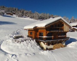 Chalet "Le Flocon", services inclus , face au Mont Blanc