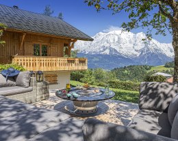 LES CERISES — face au Mont-Blanc — Jacuzzi, hammam, sauna, cinéma…